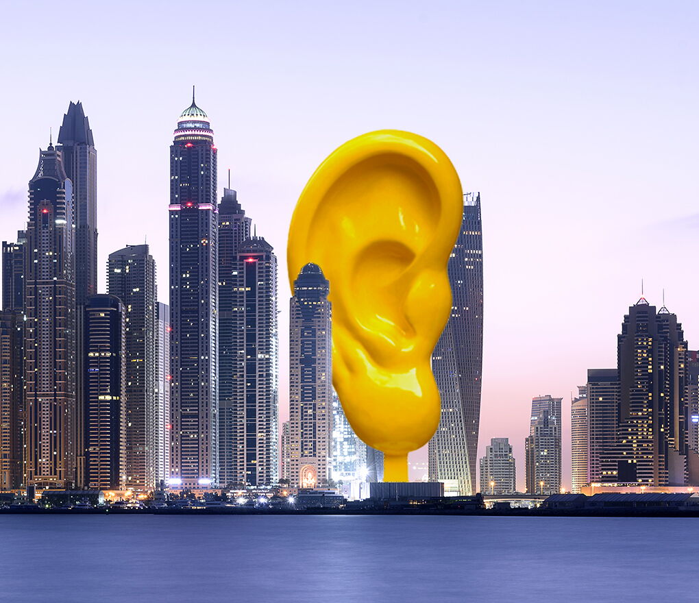 Passantenstopper in Ohrform